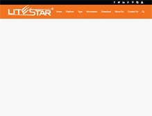 Tablet Screenshot of litestargame.com